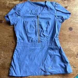 Jannuu ceil blue tulip top